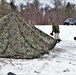 Cold-Weather Operations Course students practice use of Arctic 10-person tent at Fort McCoy