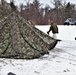 Cold-Weather Operations Course students practice use of Arctic 10-person tent at Fort McCoy