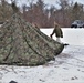 Cold-Weather Operations Course students practice use of Arctic 10-person tent at Fort McCoy