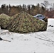 Cold-Weather Operations Course students practice use of Arctic 10-person tent at Fort McCoy