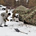 Cold-Weather Operations Course students practice use of Arctic 10-person tent at Fort McCoy