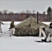 Cold-Weather Operations Course students practice use of Arctic 10-person tent at Fort McCoy