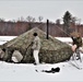 Cold-Weather Operations Course students practice use of Arctic 10-person tent at Fort McCoy