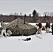 Cold-Weather Operations Course students practice use of Arctic 10-person tent at Fort McCoy