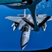F-15 refuels over the Atlantic