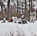 Cold-Weather Operations Course students practice use of Arctic 10-person tent at Fort McCoy