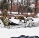 Cold-Weather Operations Course students practice use of Arctic 10-person tent at Fort McCoy