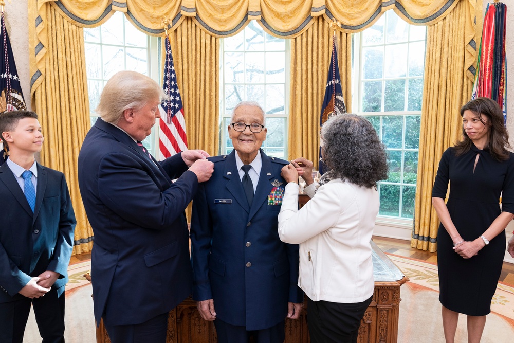 POTUS/ Promotion for  Retired Tuskegee Veteran McGee