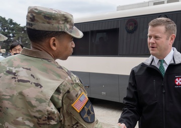 Secretary of the Army visits 403rd AFSB in South Korea