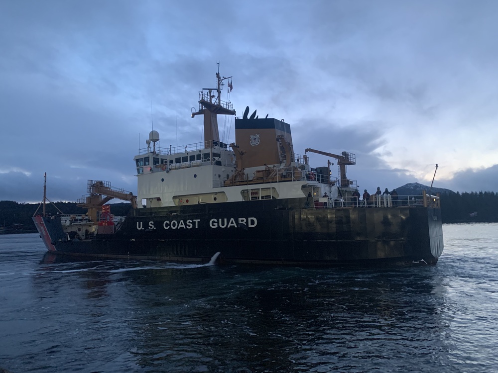 Coast Guard Cutter Kukui departs Base Ketchikan, Alaska