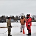 Students complete cold-water immersion training at Fort McCoy