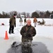 Students complete cold-water immersion training at Fort McCoy