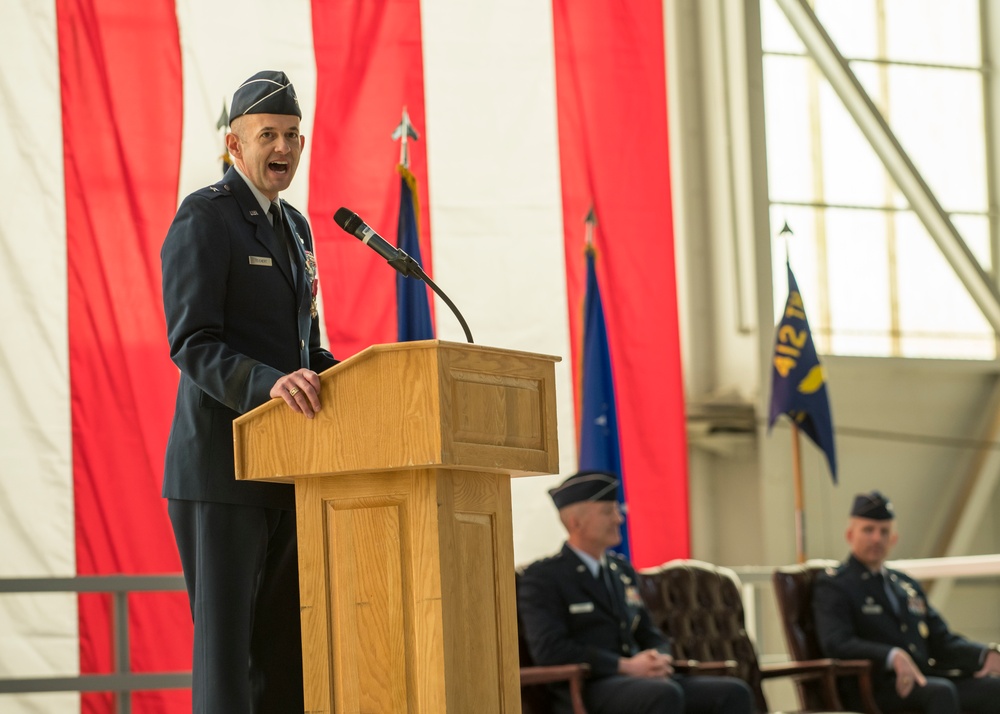 412th Test Wing changes leadership