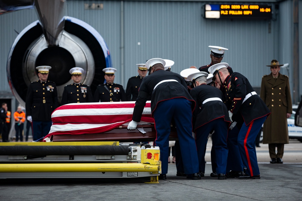 Planeside Honors for Lt. Col. Paul C. Hudson