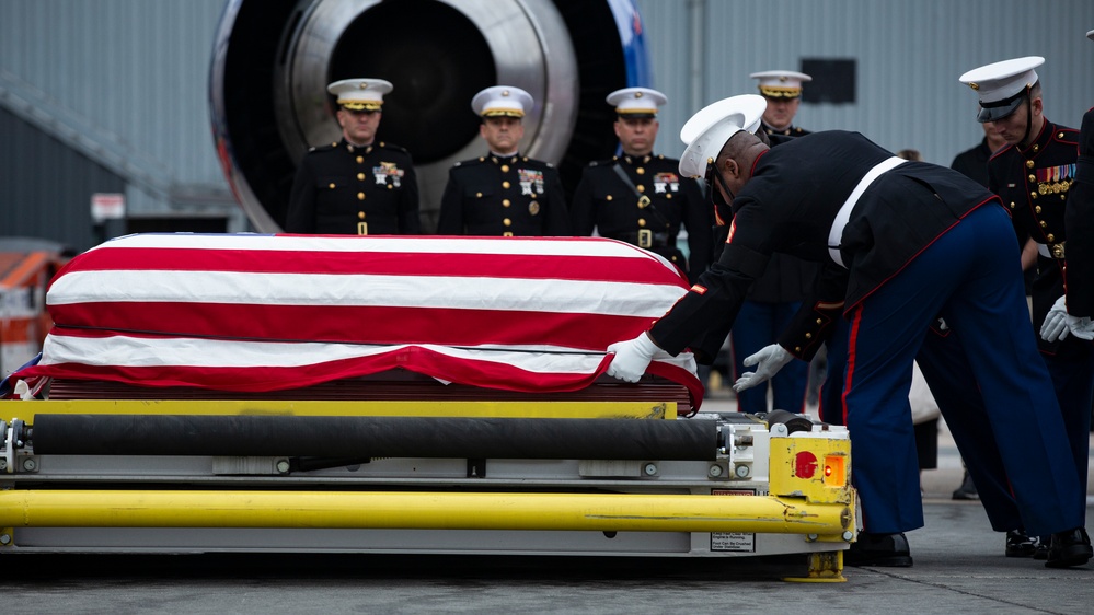 Planeside Honors for Lt. Col. Paul C. Hudson