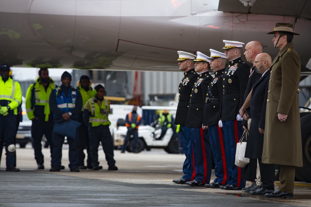 Planeside Honors for Lt. Col. Paul C. Hudson