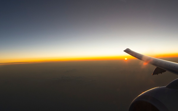 VP-4 Transits during Sunset