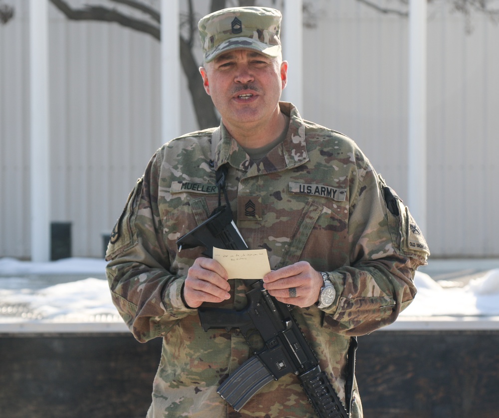 Master Sgt. Martin Mueller Promotion