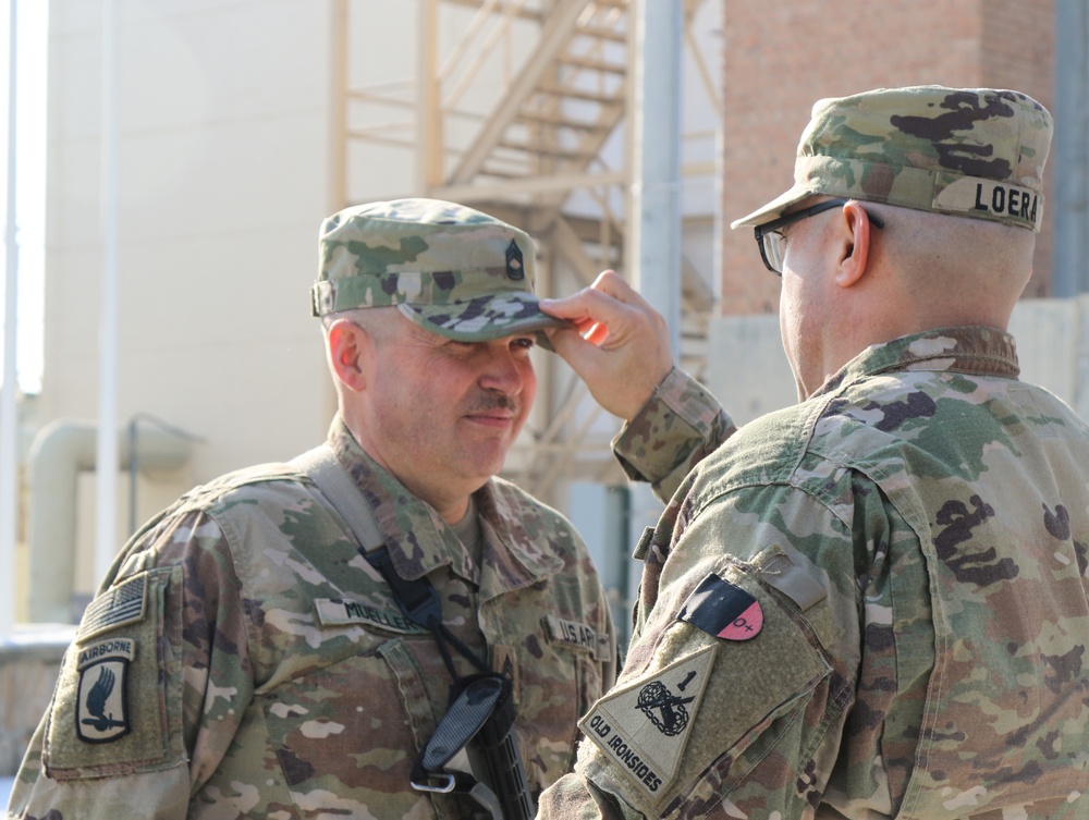 Master Sgt. Martin Mueller Promotion