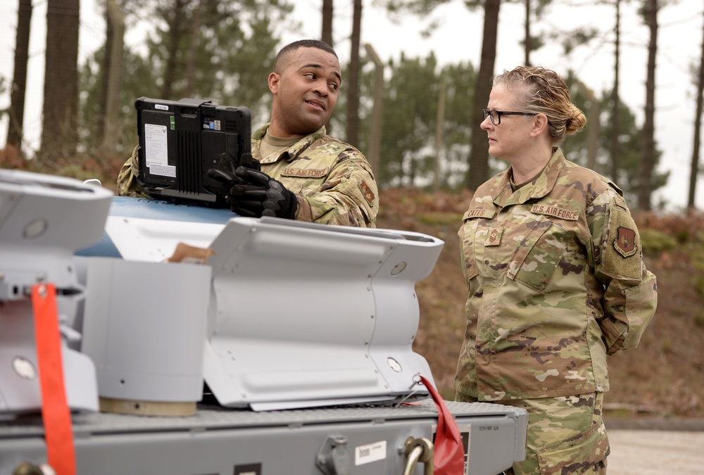 Spangdahlem munitions Airmen prepare F-16 armament during FTD Portugal 2020