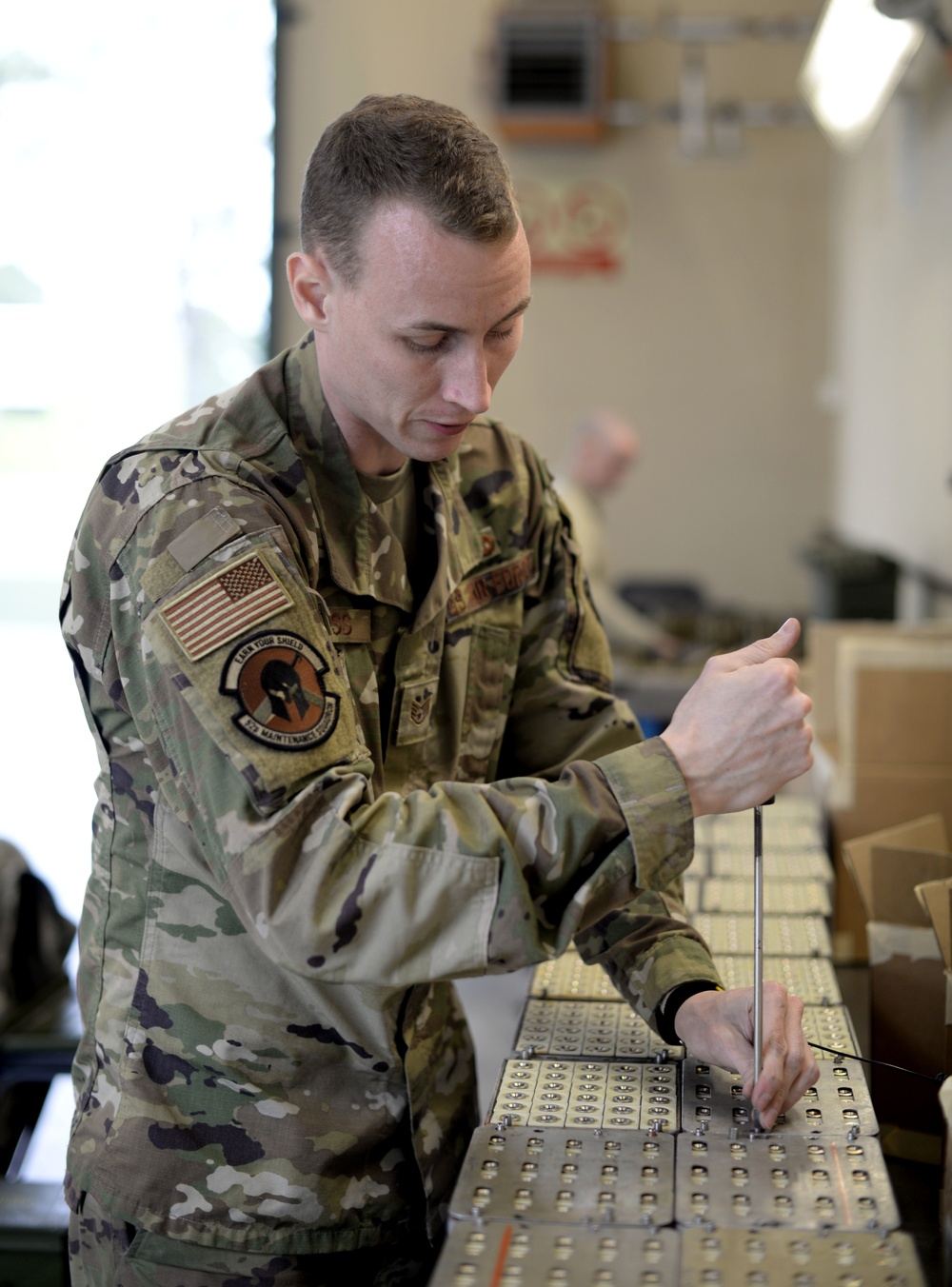 Spangdahlem munitions Airmen prepare F-16 armament during FTD Portugal 2020
