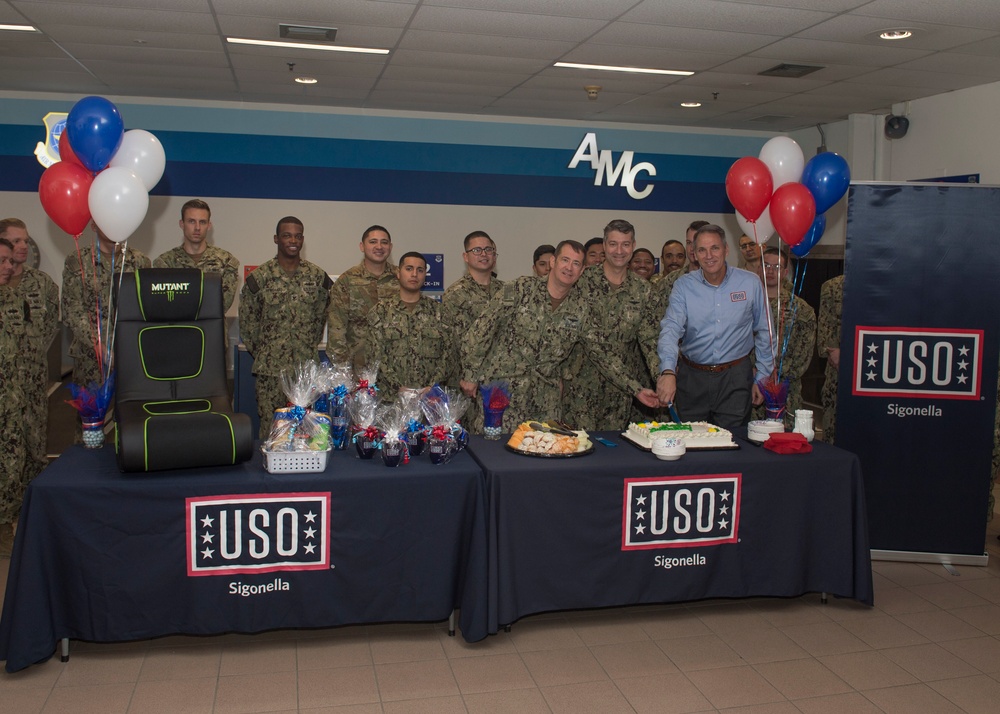 NAS Sigonella 's USO Celebrates 79th Birthday