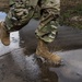 Warrant officer candidates ruck march for course requirement