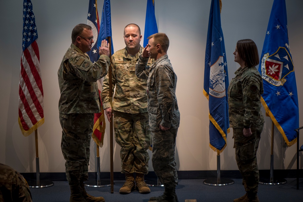 Capt. Amy Baab takes command of 179th LRS