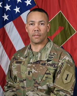 1st Infantry Division Command Sergeant Major Raymond S. Harris