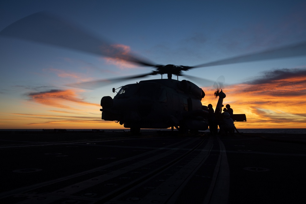 USS Princeton Conduct Flight Operations