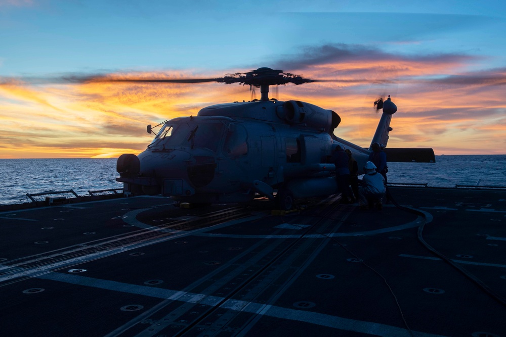 USS Princeton Conduct Flight Operations