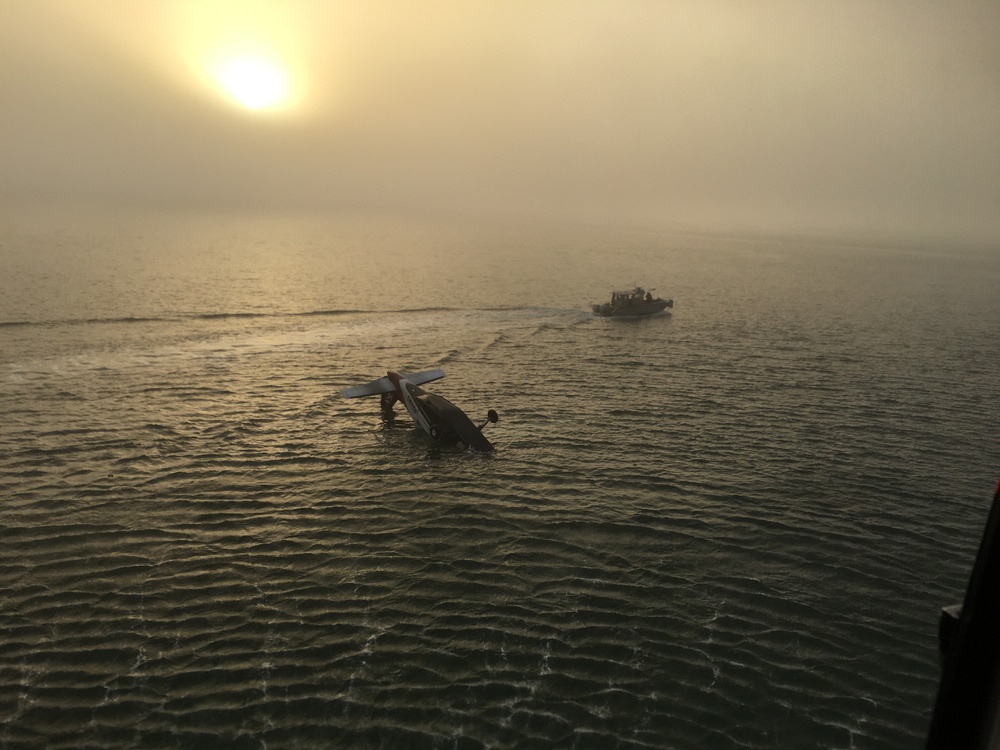 Coast Guard responded to downed aircraft