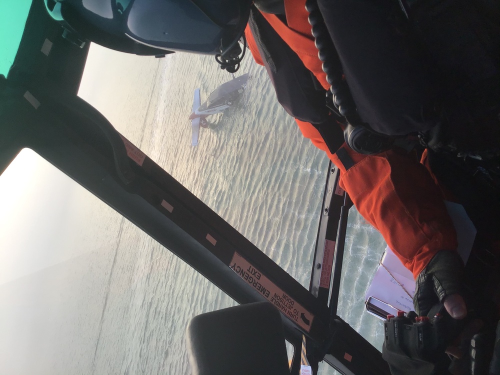 Coast Guard responds to downed aircraft