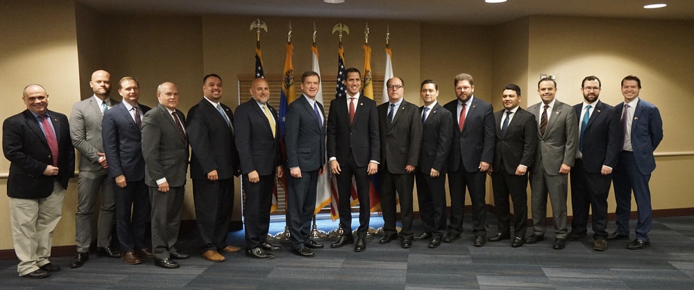 USAID Administrator Mark Green meets with Venezuela Interim President Juan Guaido