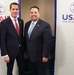 Venezuela Interim President Juan Guaido with United States Agency for International Development Administrator National Security Advisor Eddy Acavedo