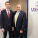 Venezuela Interim President Juan Guaido with United States Agency for International Development the Assistant Administrator for the Bureau of Latin America and Caribbean John Barsa.