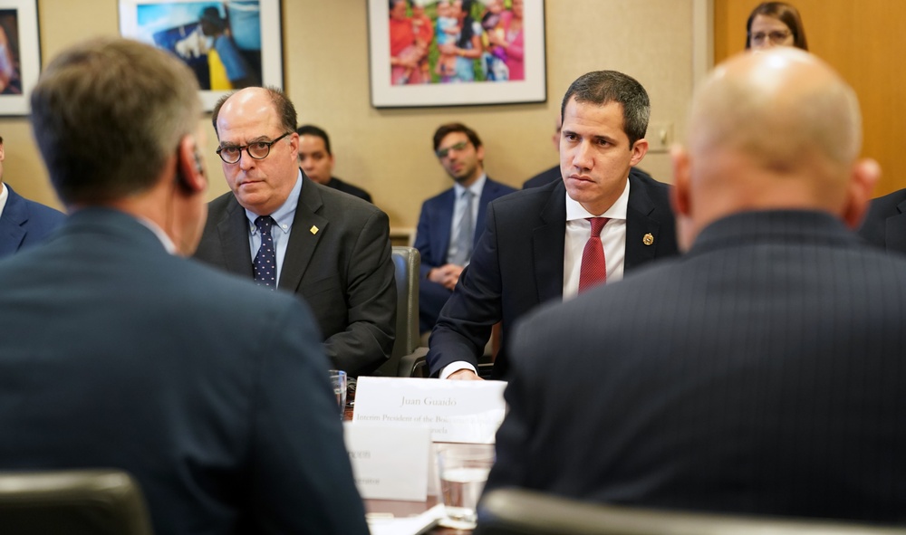 USAID Administrator Mark Green meets with Venezuela Interim President Juan Guaido