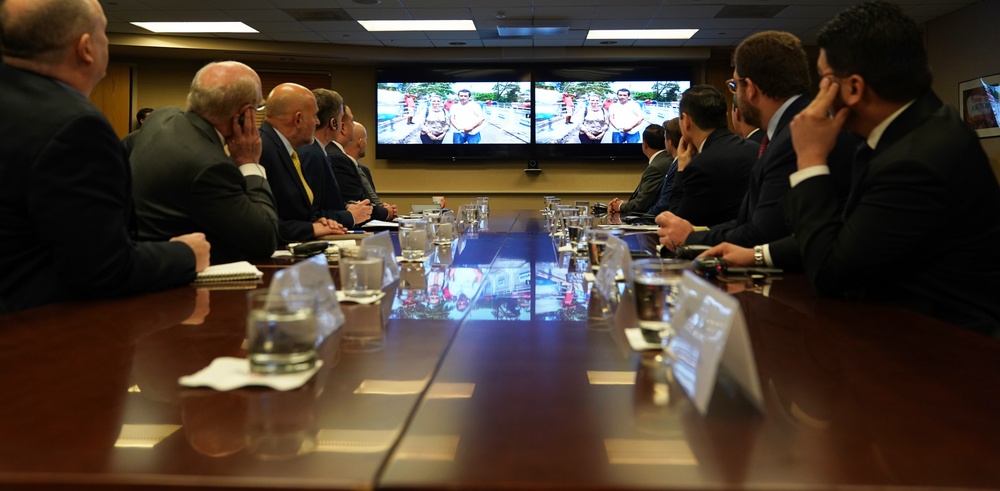USAID Administrator Mark Green meets with Venezuela Interim President Juan Guaido