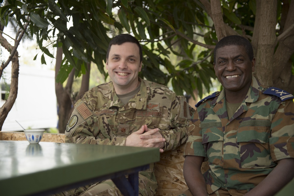 Airmen in Ethiopia