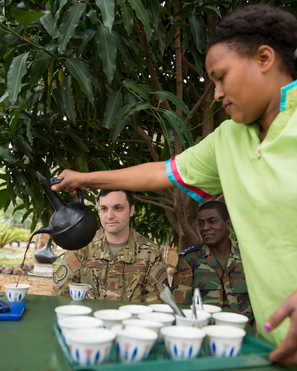 Airmen in Ethiopia