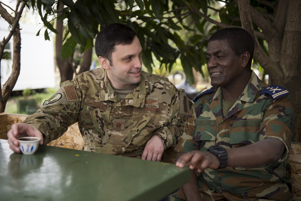 Airmen in Ethiopia