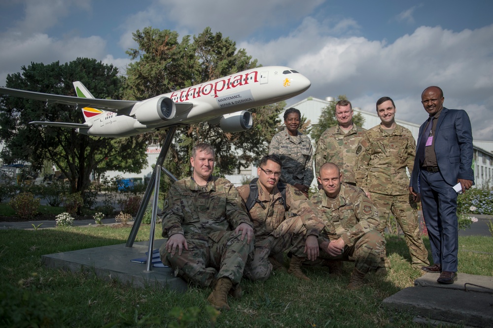 Airmen in Ethiopia