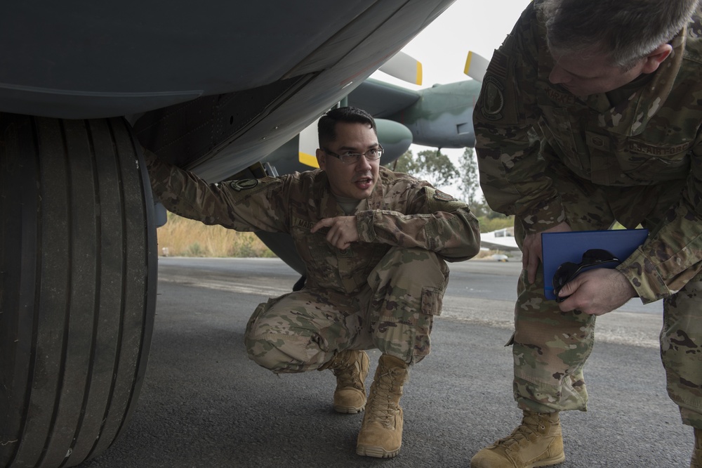 Airmen in Ethiopia