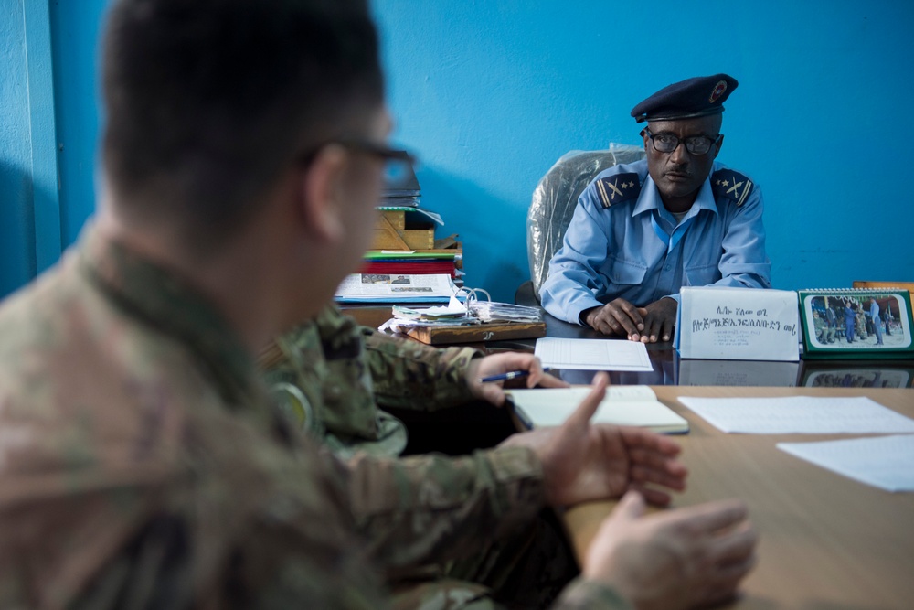 Airmen in Ethiopia