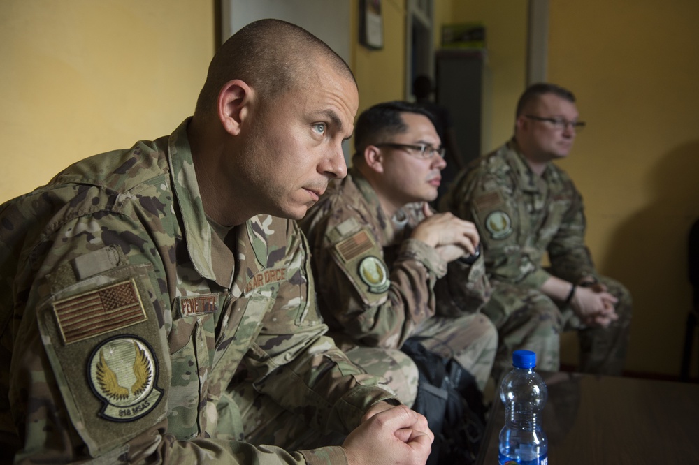 Airmen in Ethiopia