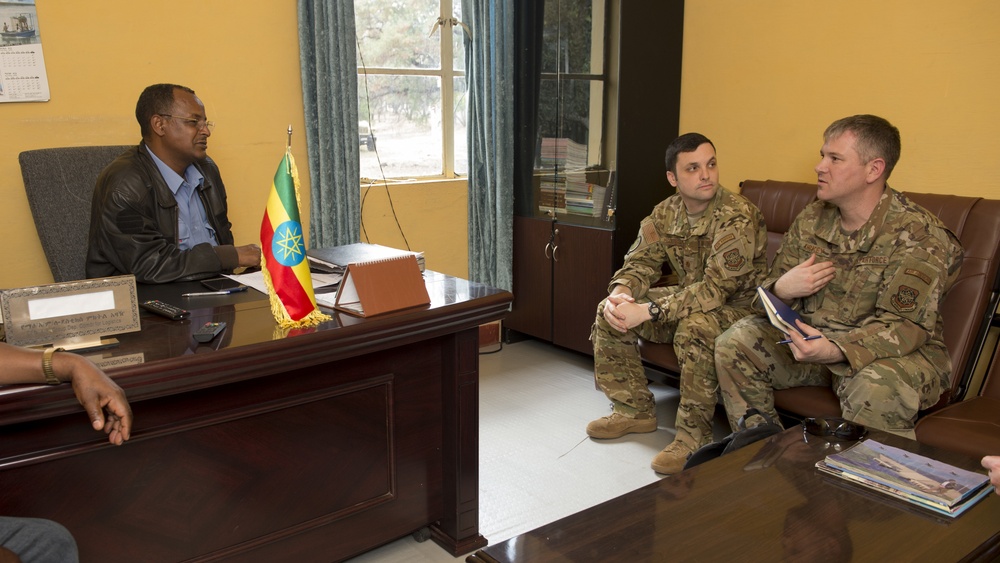 Airmen in Ethiopia