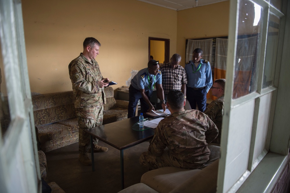 Airmen in Ethiopia