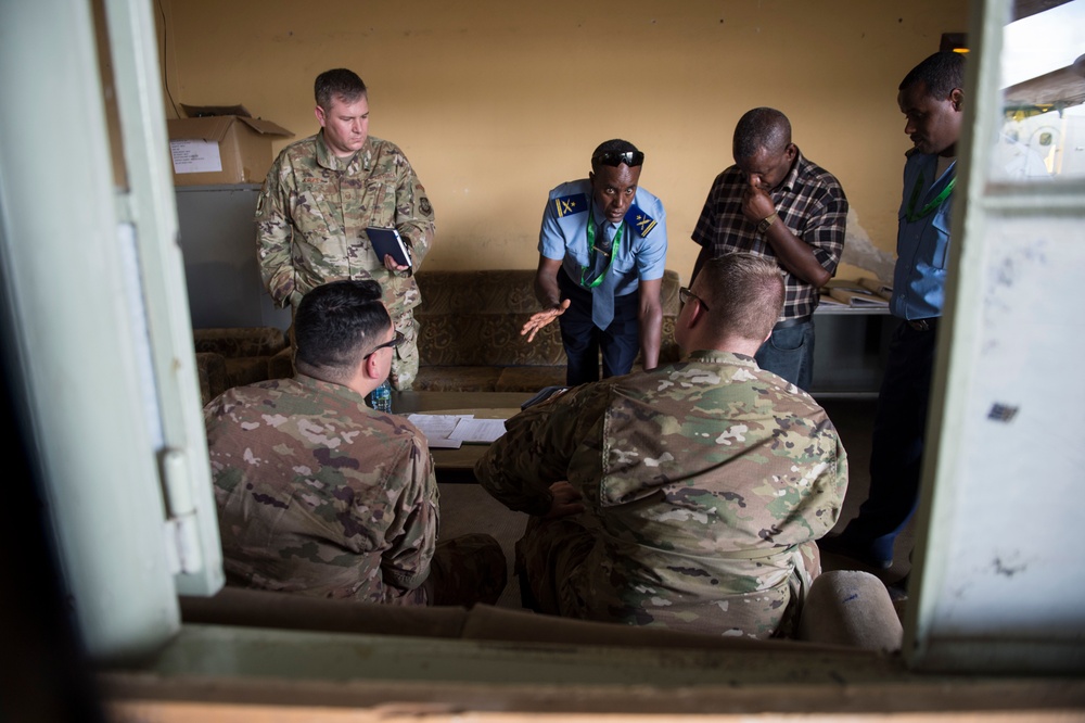 Airmen in Ethiopia