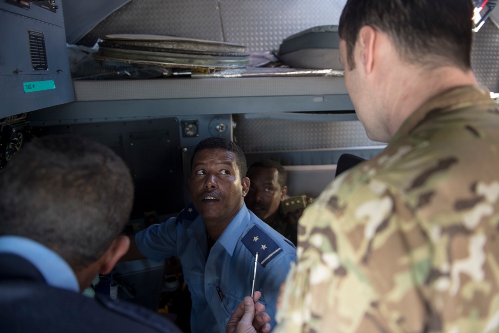 Airmen in Ethiopia