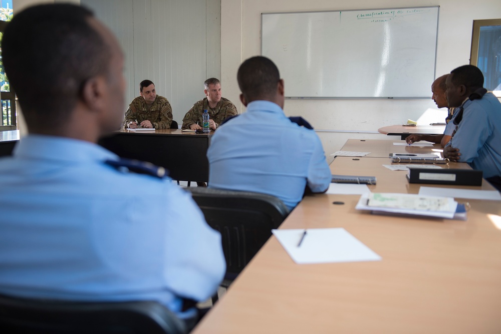 Airmen in Ethiopia